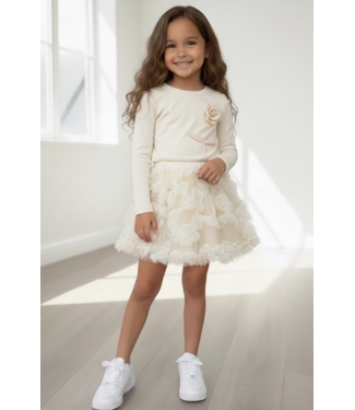 Flower Tule & Longsleeve Set (Verzenddatum 9 maart)