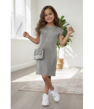 Amour Dress met tasje - Zilver