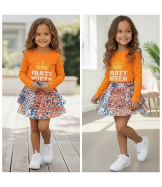 Party Queen Set - Oranje (Verzenddatum 5 maart)