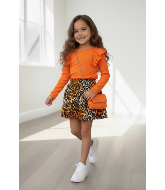 Draakjes en Boefjes Leopard Set 3-Delig - Oranje