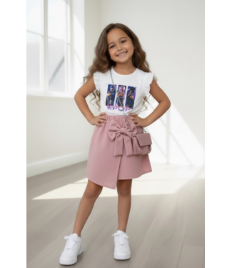 Draakjes en Boefjes K-Pop Demon Hunters Sparkle Jurkje Met Tasje  - Roze