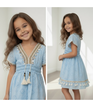 Fiesta dress - Blauw