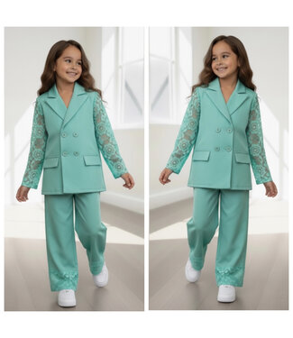 Blazer Set LACE - Turqouise