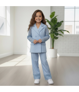 Blazer Set LACE - Blauw