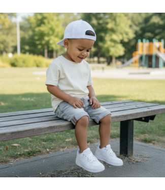 Koko Noko Korte Spijkerbroek - Grijs