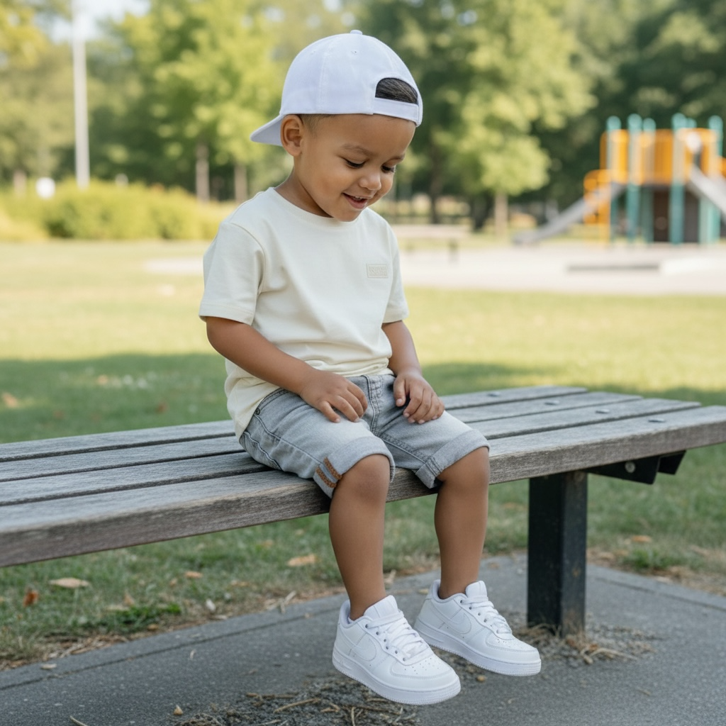 Korte Spijkerbroek - Grijs