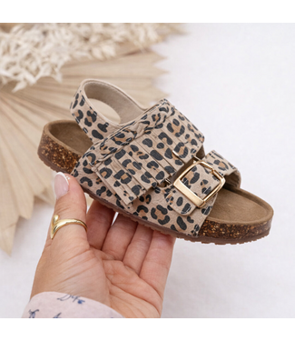Fringe Sandalen - Leopard (Verzenddatum 16 maart)