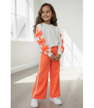 Jogging Bow Set - Coral