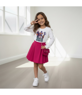 Draakjes en Boefjes K-Pop Demon Hunters Jurkje Met Tasje  - Fuschia