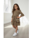 Leopard Jurk met tasje - Jaune