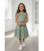 Ruffle Broderie 2-Piece Set - Khaki