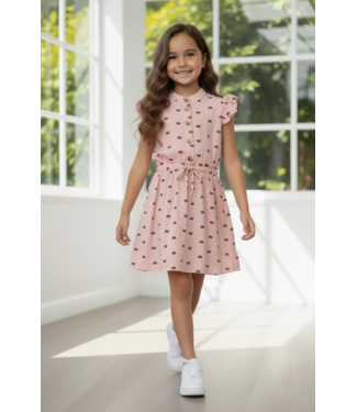 Strikjes Jurk - Zalm