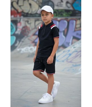 Polo Zomer Set - Zwart