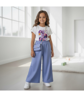 Draakjes en Boefjes K-Pop Demon Hunters Wide Leg Set - Paars