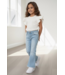 Dirkje  Denim flared jeans - Licht blauw