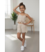 Kanten co-ord set top & short - Beige