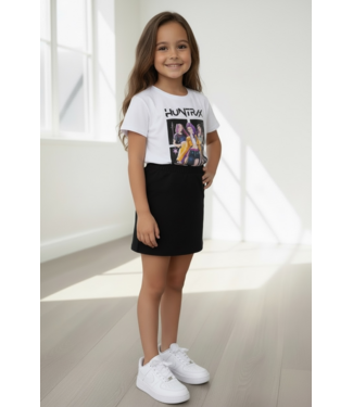 Draakjes en Boefjes K-Pop Demon Hunters Skort Set - Zwart