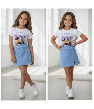 Draakjes en Boefjes K-Pop Demon Hunters Skort Set - Blauw