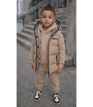 Icon Gevoerde Bodywarmer - Beige