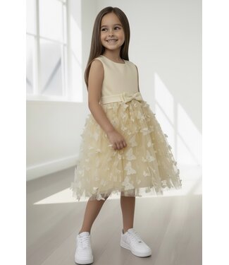 Vlinder jurk - Champagne