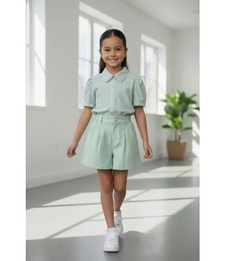 Blouse & Skirt Set - Vert