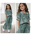 Sierlijke Blouse & pantalon Set - Khaki