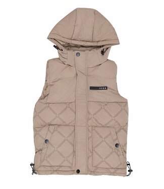 Icon Gevoerde Bodywarmer - Beige