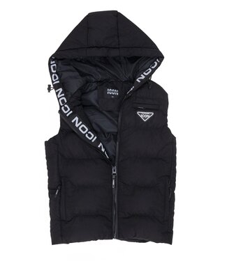 Icon Gevoerde Bodywarmer - Zwart  (Verzenddatum 21 mei)