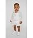 Kanten co-ord vest, top & short - Wit