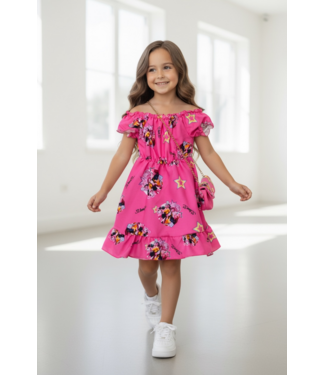 K-Pop jurkje - Fuschia (Met tasje)