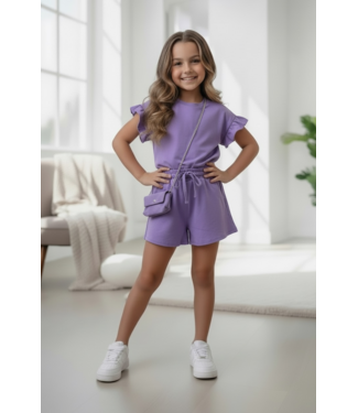 Purple Short Set