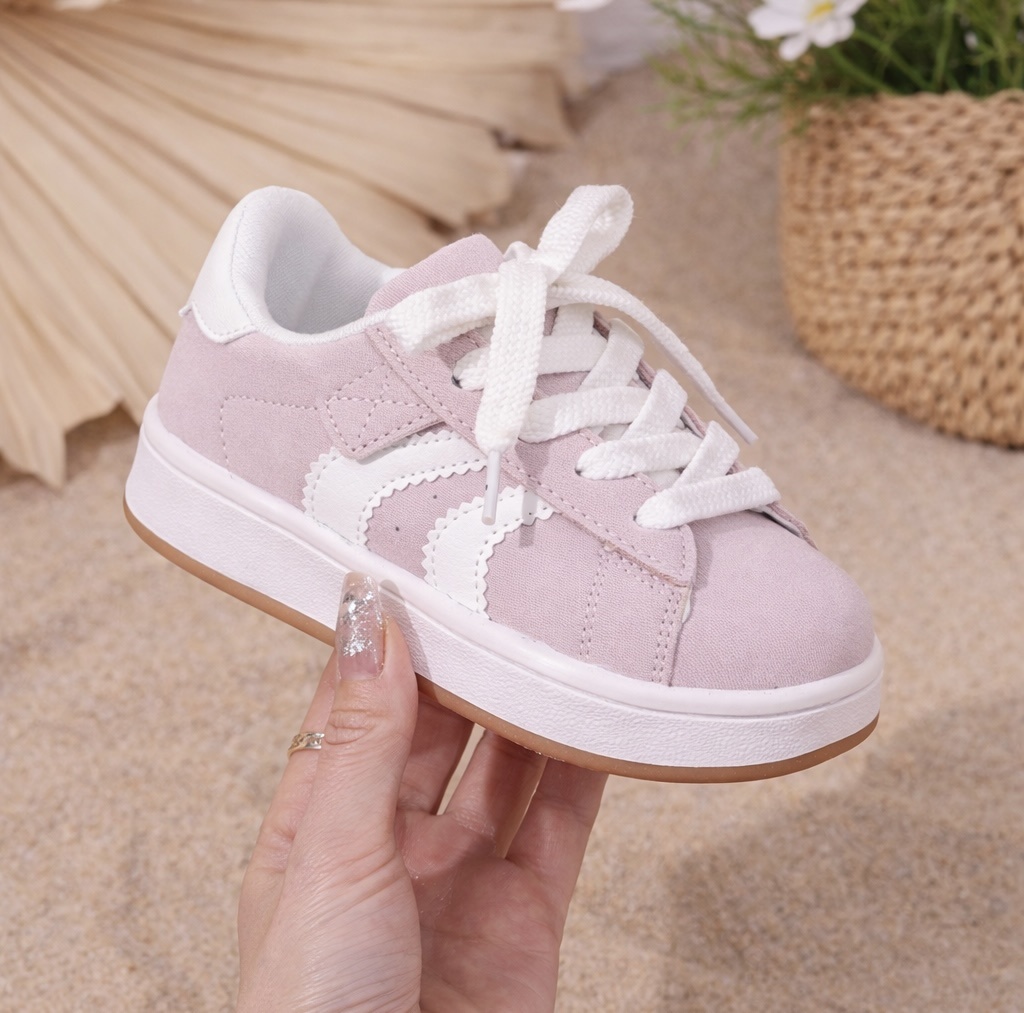 Stripe Sneakers - Roze