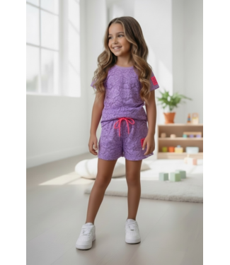 Your Perfect LACE Short Set - Paars