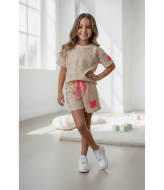 Your Perfect LACE Short Set - Beige