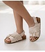 Fringe Sandalen - Beige