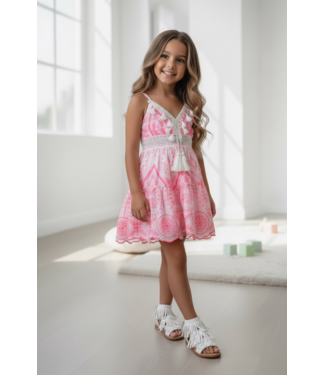 Candy Boho Dress - Roze