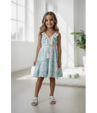 Candy Boho Dress - Turqouise