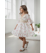 Boho Bloemenjurk – Wit/Roze
