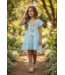 Bohemian Kaftan Jurk - Blauw