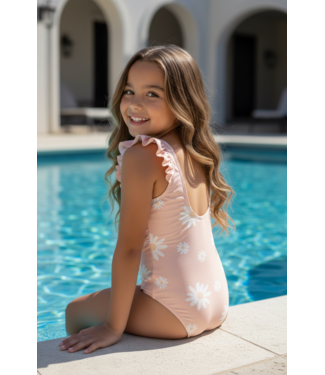 Koko Noko Flower Badpak- Smokey Pink