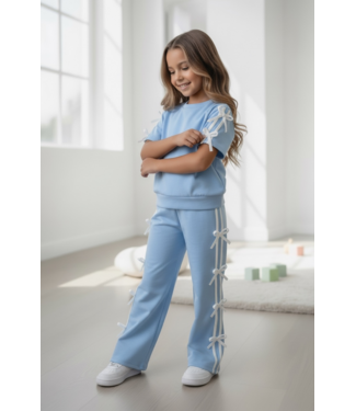 Cute Bow Joggingset - Blauw
