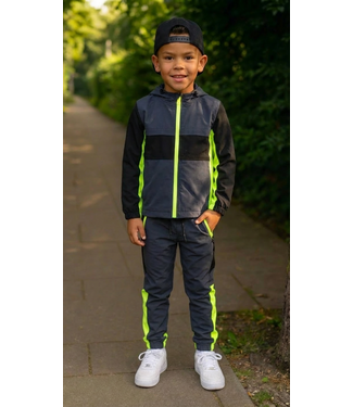 Trainingsset - Grijs/Geel/Zwart