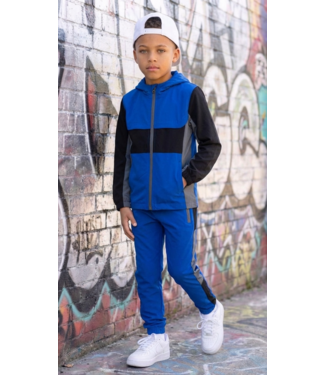 Trainingsset - Blauw/Zwart