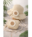 Kinder Zomer Hoed met Bijpassend Tasje – Beige