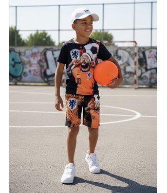Memphis Depay Set - Zwart/Oranje