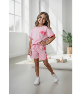 Soho Short Set  - Licht Roze