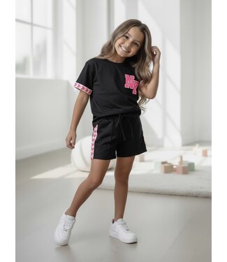 NY Short Set  - Zwart