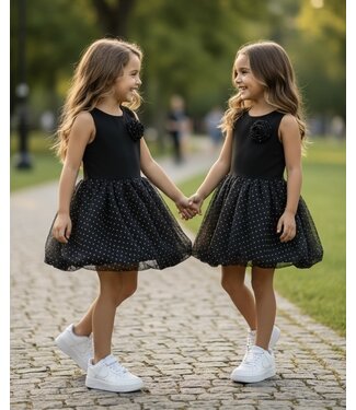 Balloon Dress - Zwart