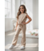 Mila Rib Flair Set - Beige