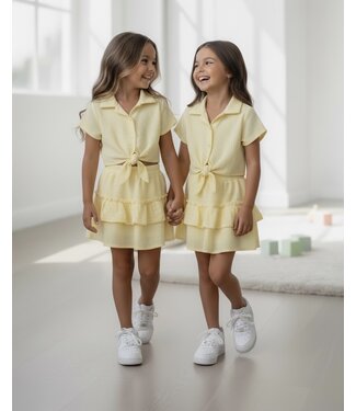 yellow Bella Ruffle Set